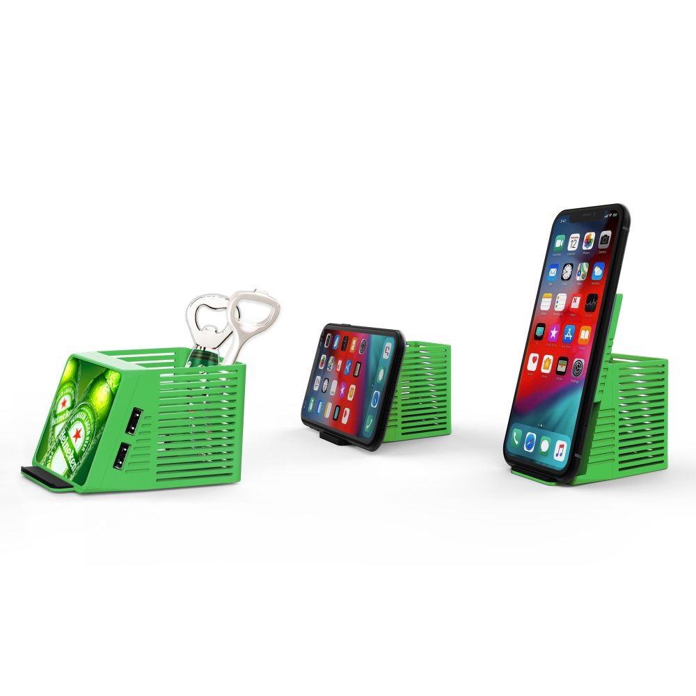 2213 Pen Holder Wireless Charger with LED Logo-Support 5W/7.5W/10W